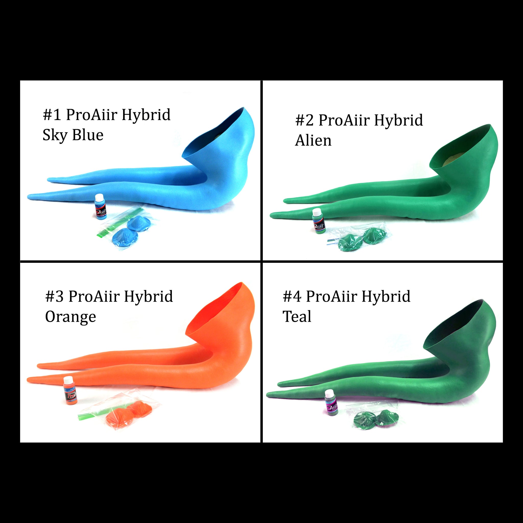 ProAiir Hybrid SILICONE Twi'lek Headpieces - Medium Length